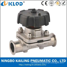 sanitary clamp stainless steel diaphragm valve KLGMF-20M